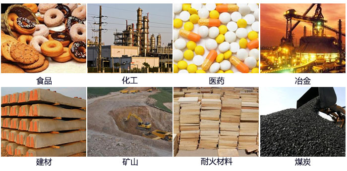 DH-800振動(dòng)篩適用的行業(yè)：食品，化工，醫(yī)藥，冶金，建材，礦山，耐火材料，煤炭。