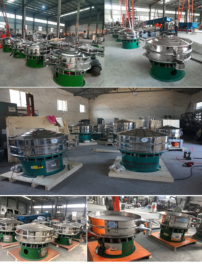 展示廳展示旋振篩，批量展示不銹鋼振動篩，包裝氣體保護(hù)振動篩，批量展示碳鋼旋振篩
